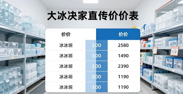 大冰块批发厂家怎么选？石家庄直供渠道靠谱吗