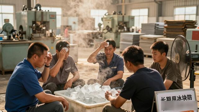 工厂高温环境降温方案_石家庄车间防暑降温冰块_车间防暑降温冰块使用方法