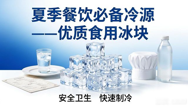 石家庄食用冰块销售,夏季餐饮必备的冷源选择